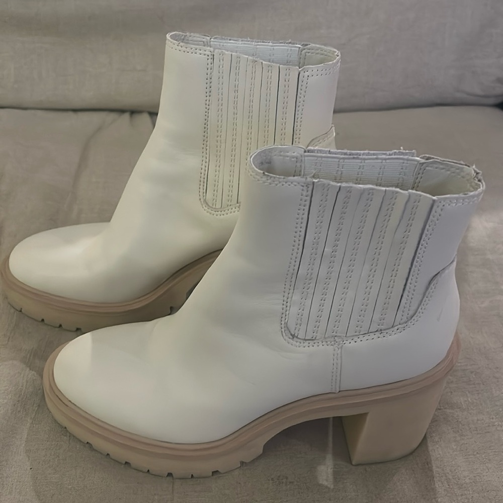 Boots 
Dolce Vita
Caster H2O booties 
Waterproof boots 
Sandstone